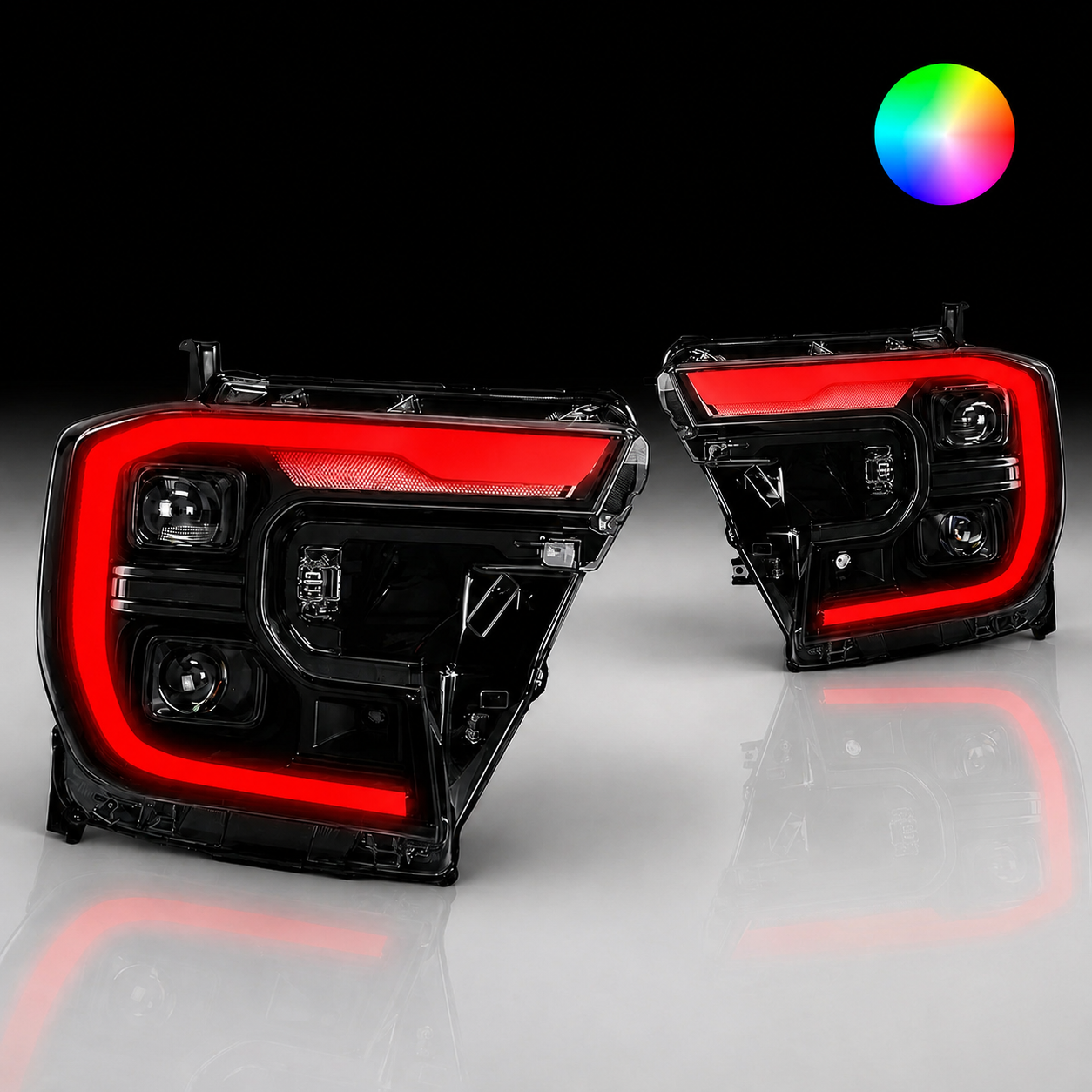 Ford Ranger XL & XLS 2022-2025 | Raptor Style Full LED Headlights with Sequential Indicator