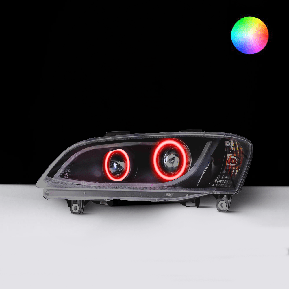 Holden VE Series 1 Black DRL Headlights Main