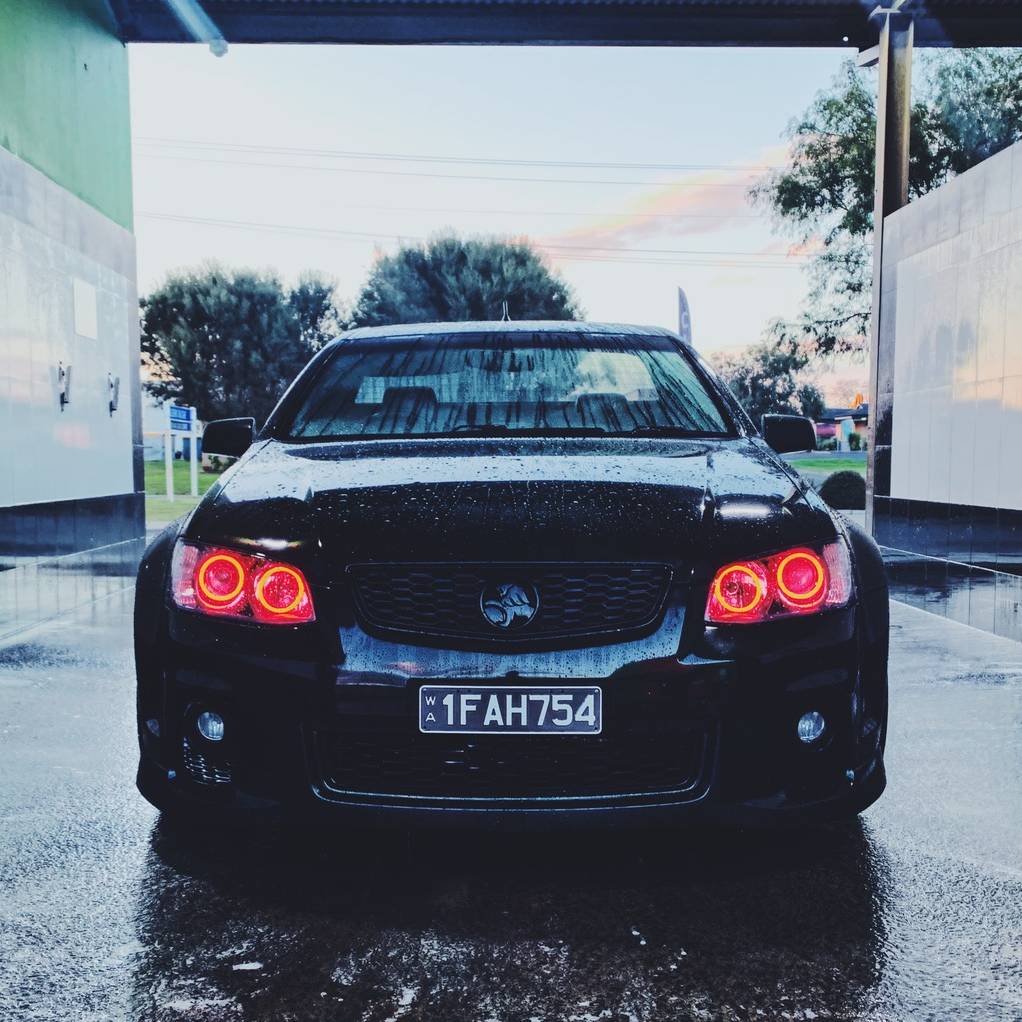 Holden VE Series 2 Headlights LED angel eye halo lights by Spectrum Angel Eyes