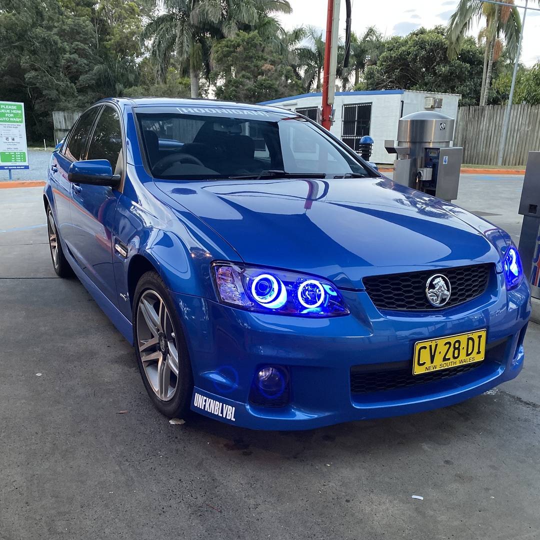 Holden VE Series 2 Blue Halo Headlights