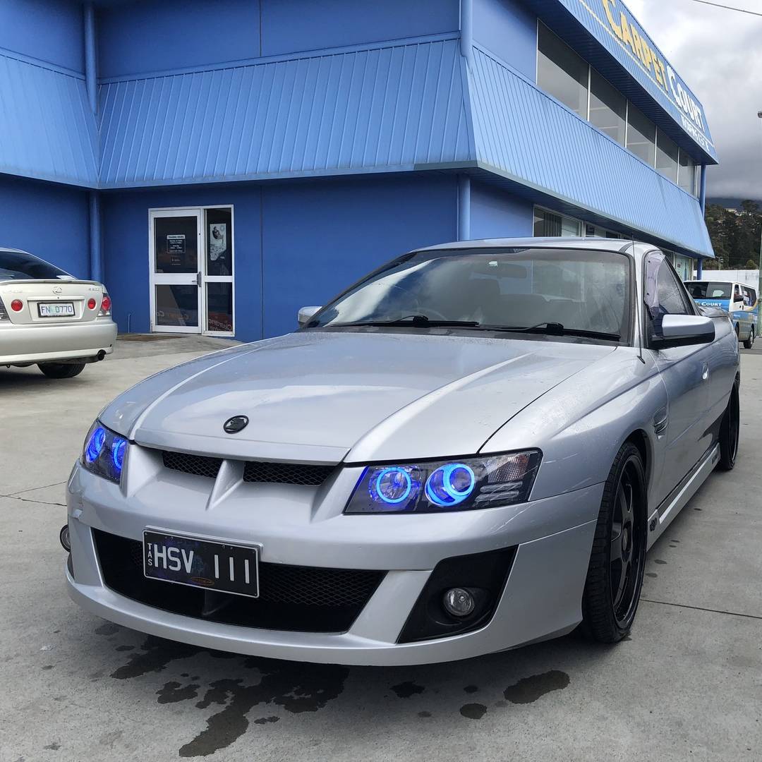 Holden VZ Headlights Blue