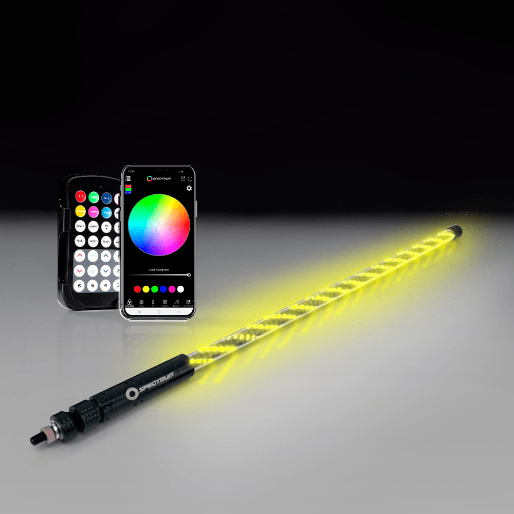 Spectrum LED Whips Spiral