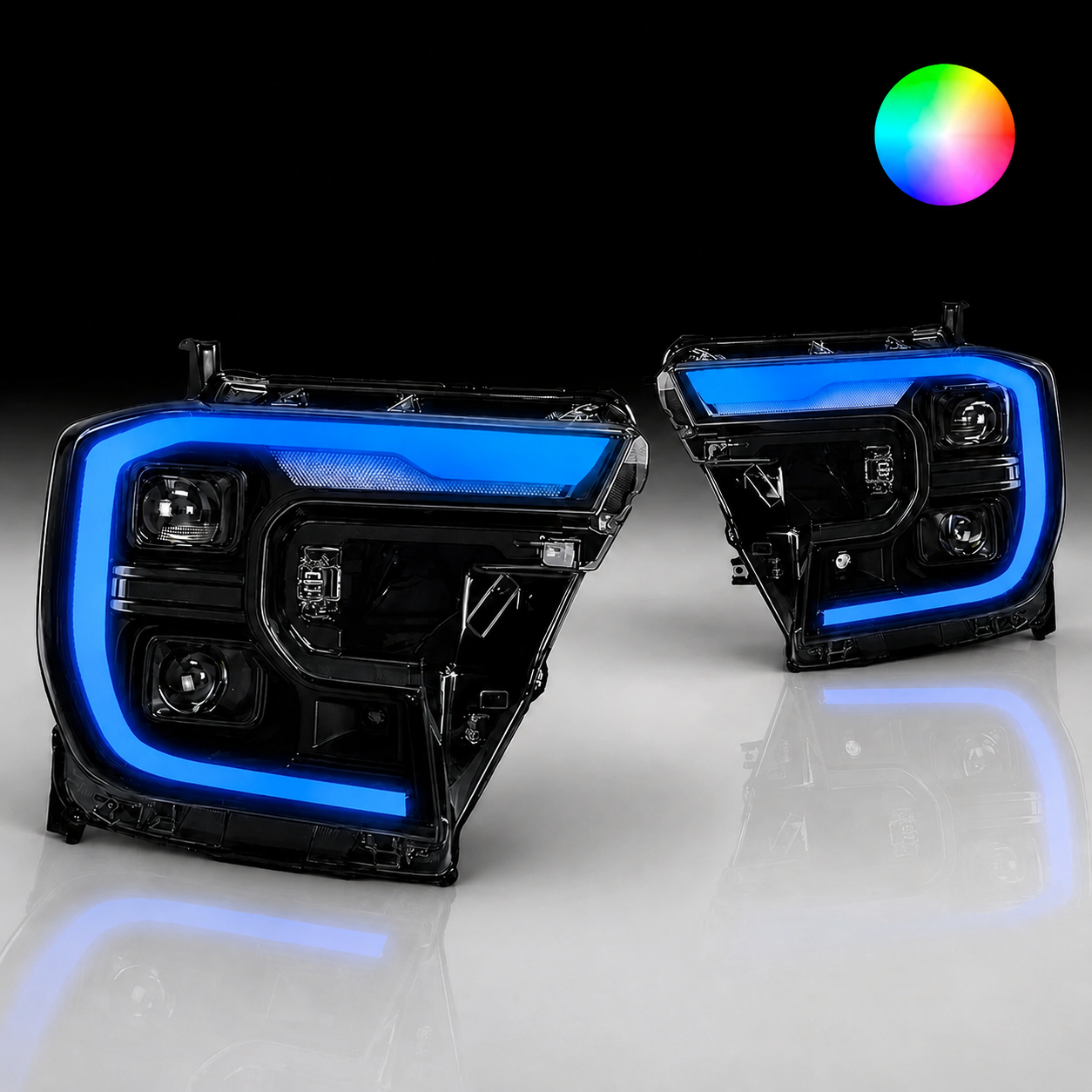 Ford Ranger XL & XLS 2022-2025 | Raptor Style Full LED Headlights with Sequential Indicator