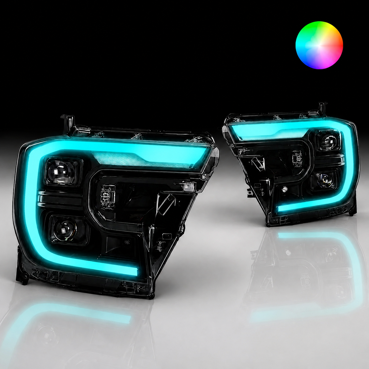 Ford Ranger XL & XLS 2022-2025 | Raptor Style Full LED Headlights with Sequential Indicator