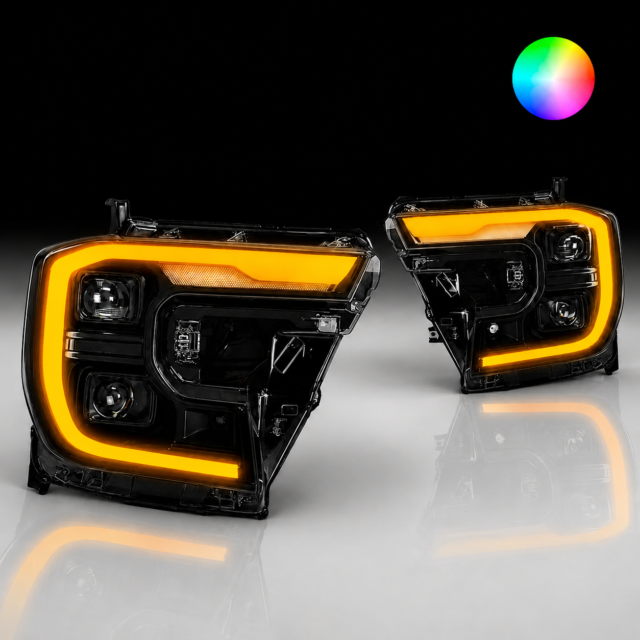 Ford Ranger XL & XLS 2022-2025 | Raptor Style Full LED Headlights with Sequential Indicator