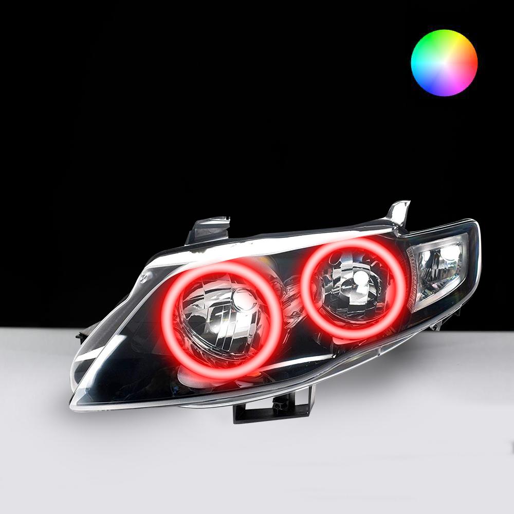 Ford FG Mk1 G6 XT FPV Headlights LED angel eye lights by Spectrum Angel Eyes