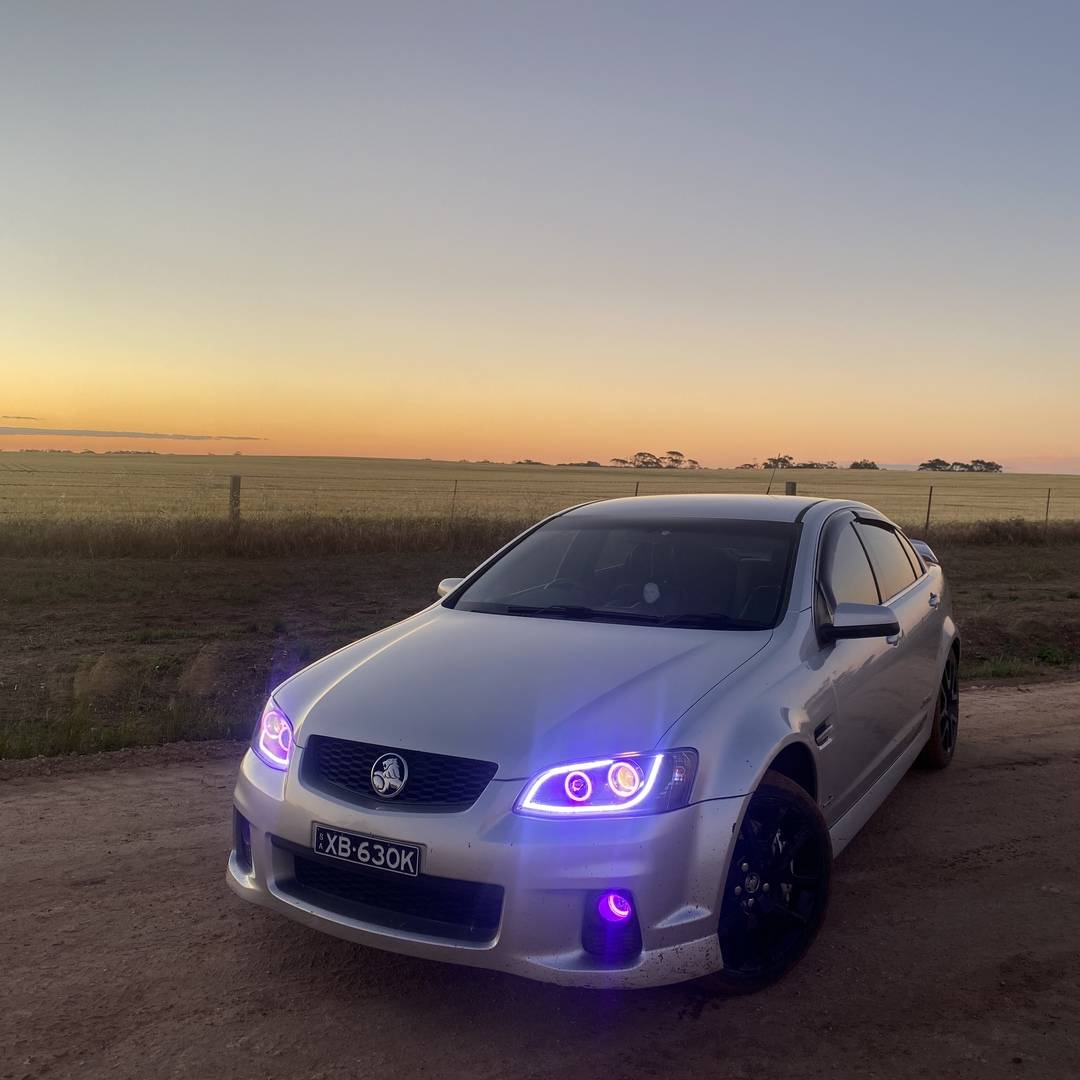 Holden VE Series 2 Fog Lights LED angel eye lights by Spectrum Angel Eyes