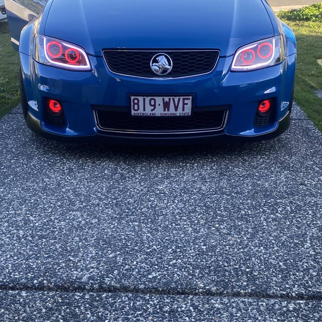Holden VE Series 2 Fog Lights LED angel eye lights by Spectrum Angel Eyes