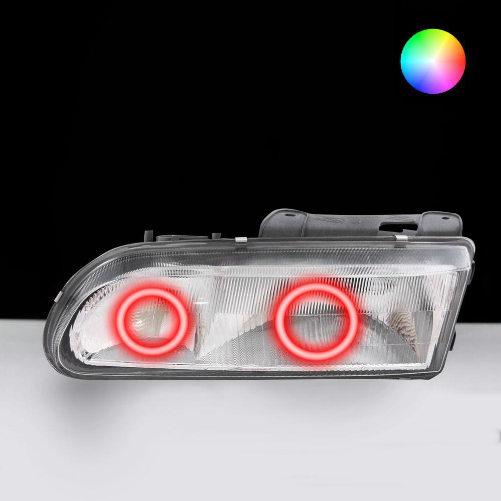 Custom LED halo headlights for Holden VS Commodore by Spectrum Angel Eyes
