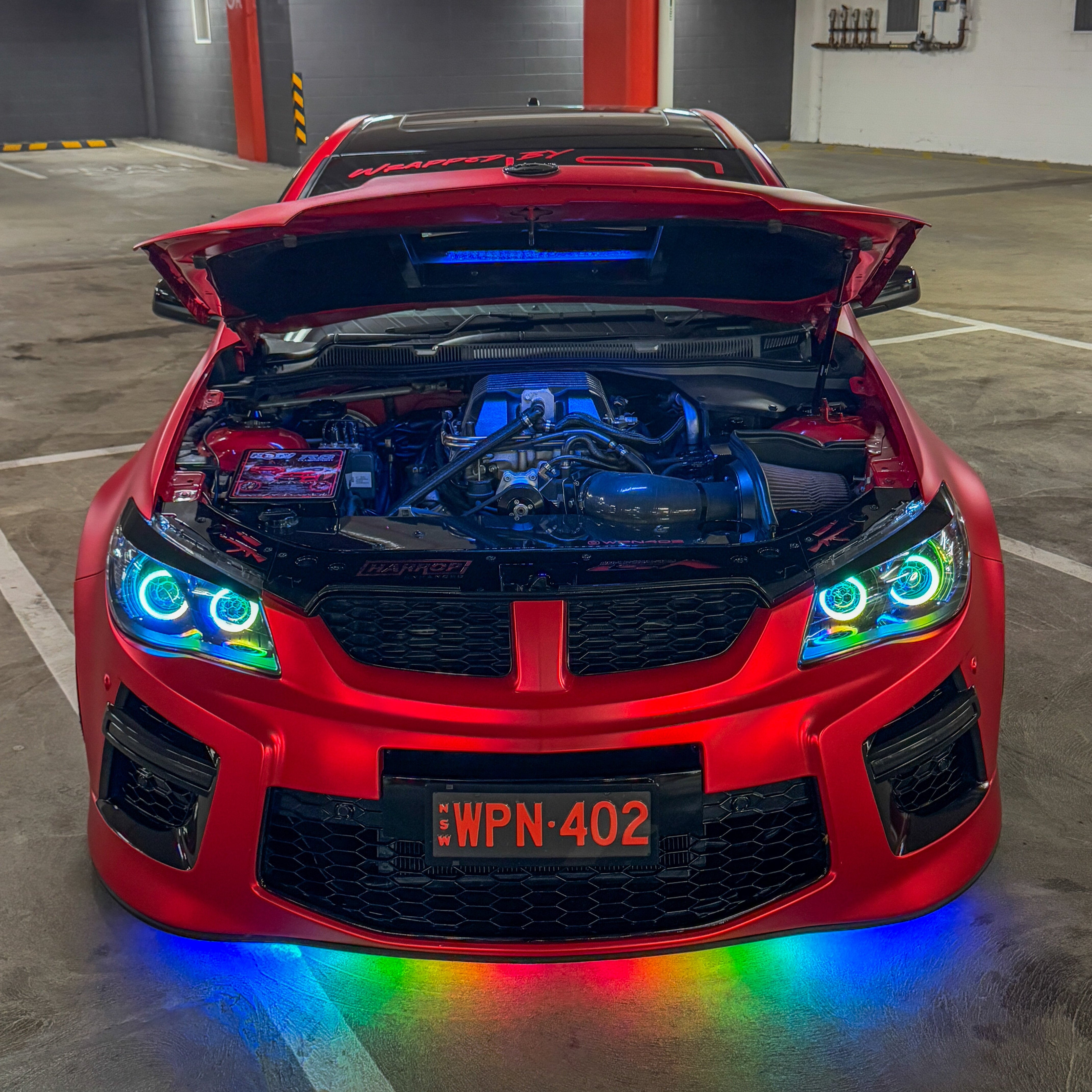 Customer Holden with Spectrum Angel Eye Headlights