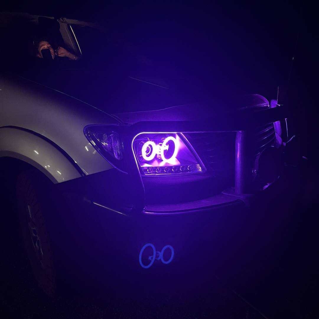 Toyota Hilux N70 2011-2015 Headlights LED angel eye lights by Spectrum Angel Eyes