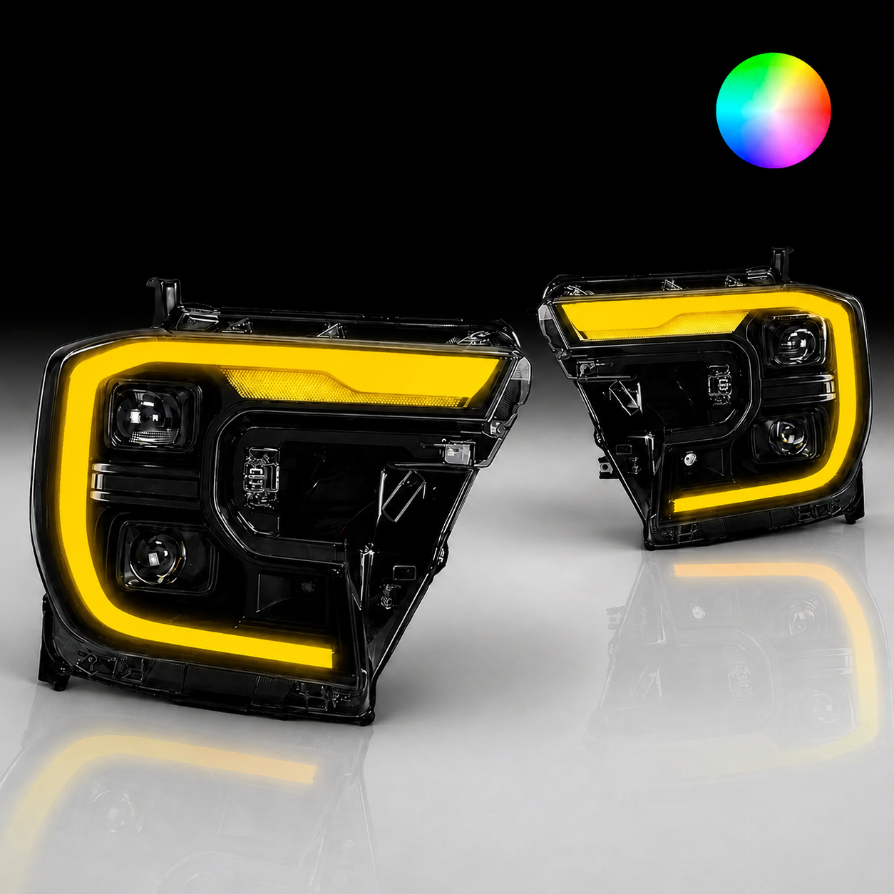 Ford Ranger XL & XLS 2022-2025 | Raptor Style Full LED Headlights with Sequential Indicator
