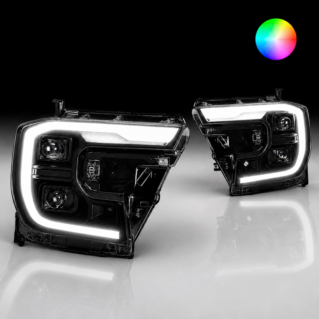 Ford Ranger XL & XLS 2022-2025 | Raptor Style Full LED Headlights with Sequential Indicator