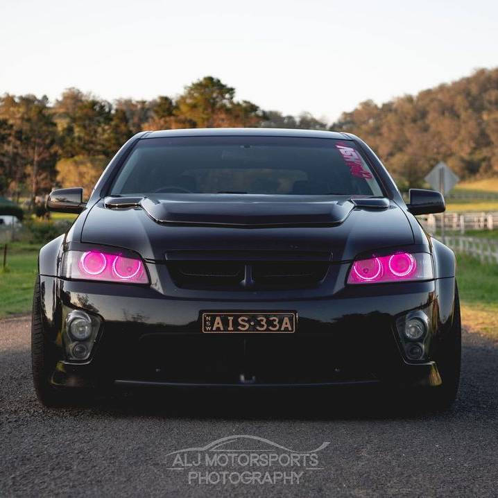 Pink Holden VE HSV E1 E2 E3 Spectrum Angel Eye Headlights