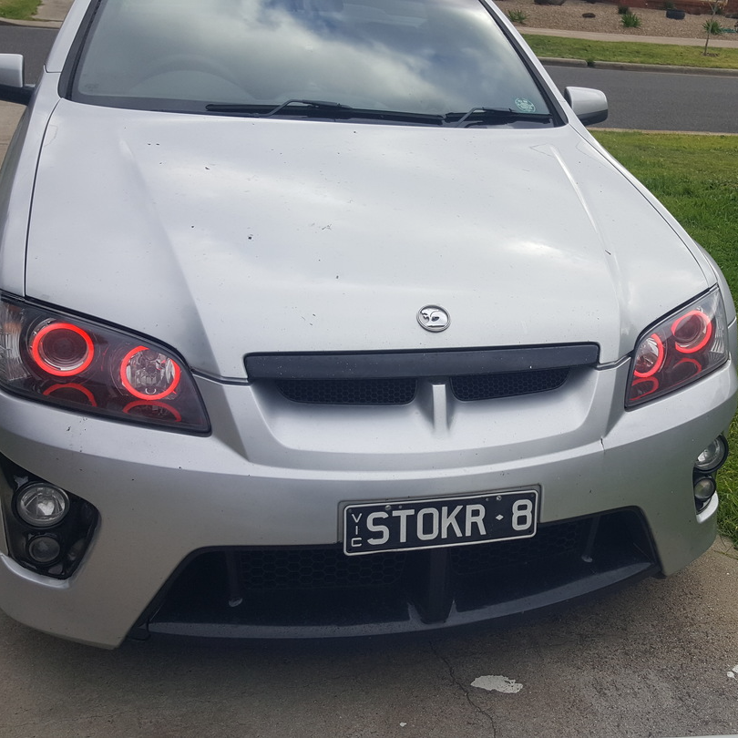 Holden VE HSV E1 E2 E3 Spectrum Angel Eye Headlights silver