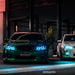 Holden VE Series 1 Headlights Light Blue night