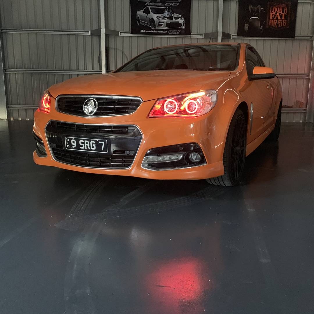 Holden VF Headlights Orange