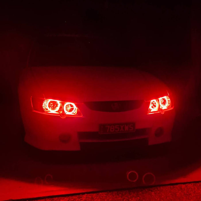 Holden VY SS Headlights Red Rings