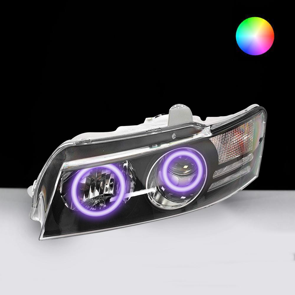 Holden VZ Headlights Purple