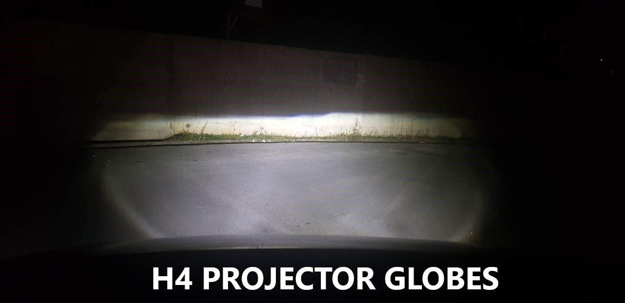 H4 Projector Globes LED angel eye lights by Spectrum Angel Eyes